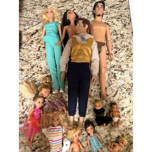 Barbie Bundle Nurse Princess Jasmine Flynn Ryder Beauty and the Beast